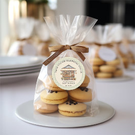 Adesivo Chá de fraldas de mercado do agricultor com cresci