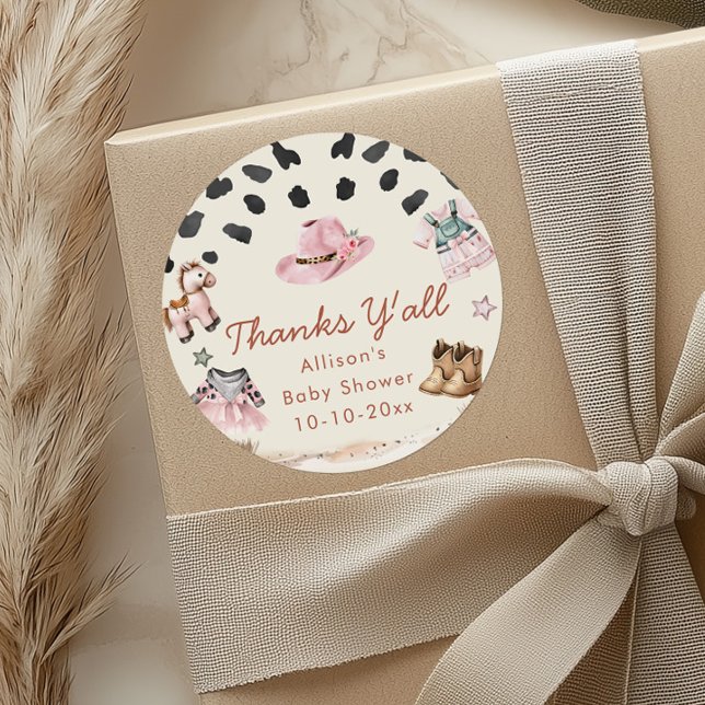 Adesivo Chá de fraldas de moça-moça ocidental (Criador carregado)