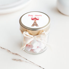 Adesivo Chá de fraldas de Paris Eiffel Tower