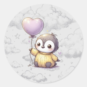 Adesivo Chá de fraldas de pinguim