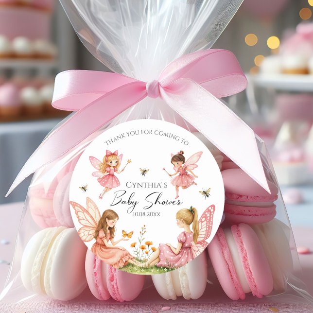 Adesivo Chá de fraldas de pinheiros cor-de-rosa (Criador carregado)