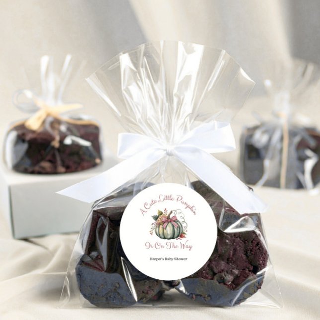 Adesivo Chá de fraldas de Pumpkin de Pumpkin Verde e Pumpk (Criador carregado)