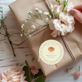 Adesivo Chá de fraldas de queda de torta de água