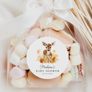 Adesivo Chá de fraldas de Queda de Veado da Floresta