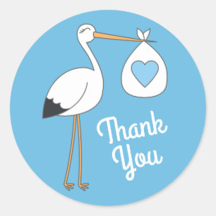 Adesivo Chá de fraldas de Storey Blue Boy