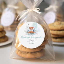 Adesivo Chá de fraldas de Urso Bonito