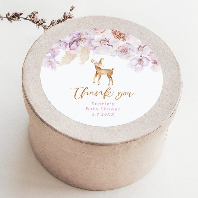 Adesivo Chá de fraldas de veados de erva-pampas favorece e (Criador carregado)