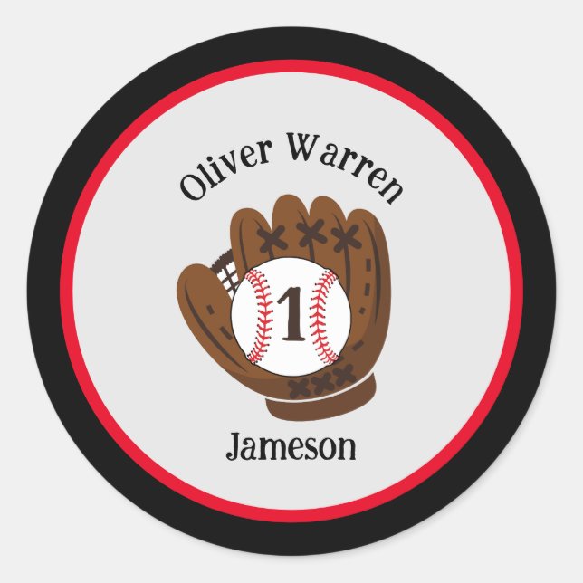 Adesivo Chá de fraldas do All-Star Baby Boy (Frente)