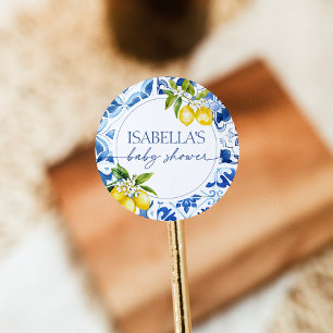 Adesivo Chá de fraldas do Mediterrâneo Limão da Costa do A