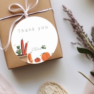 Adesivo Chá de fraldas do mercado de agricultores