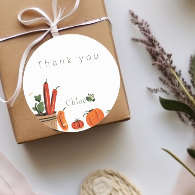 Adesivo Chá de fraldas do mercado de agricultores (Criador carregado)