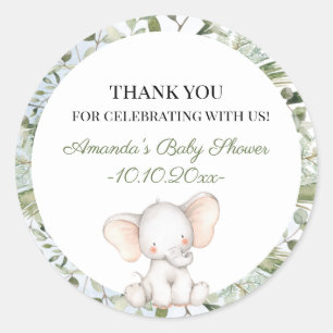 Adesivo Chá de fraldas Elefante de Círculo Verde