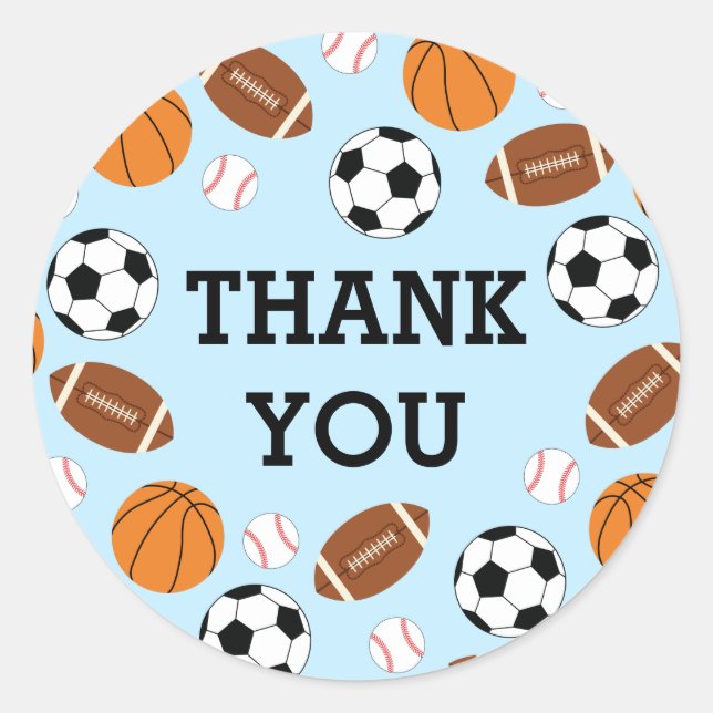 Adesivo Chá de fraldas Esportivo Coed Theme Boy Blue (Frente)