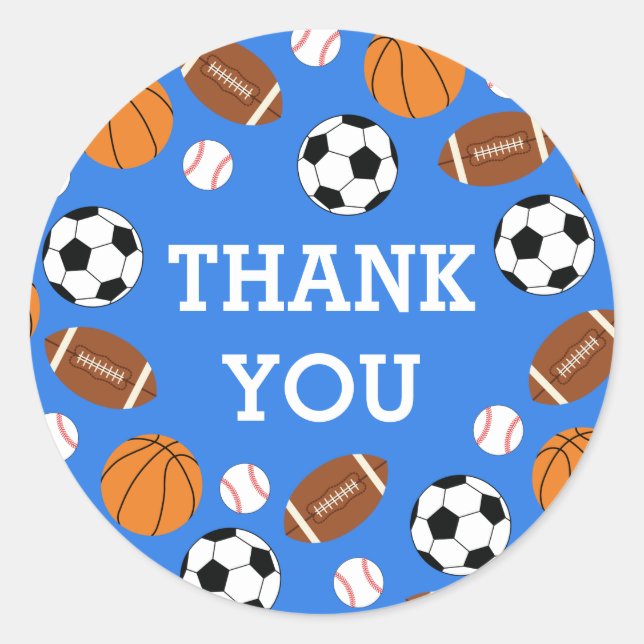 Adesivo Chá de fraldas Esportivo Coed Theme Boy Blue (Frente)