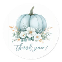 Chá de fraldas Eucalyptus Floral Azul