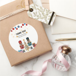 Adesivo Chá de fraldas Festivo de Nozes de Natal