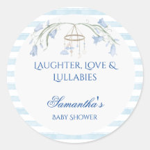 Chá de fraldas Floral Bluebell Mobile Celestial Bo