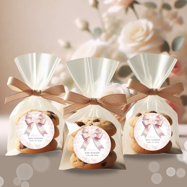 Adesivo Chá de fraldas floral de Arco rosa (Criador carregado)