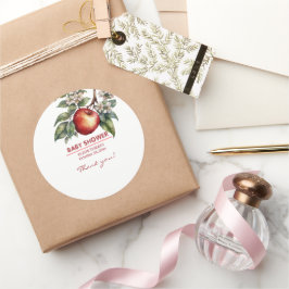 Adesivo Chá de fraldas Floral de Ramificação da Apple de C