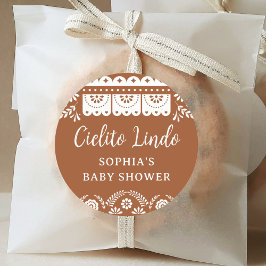 Adesivo Chá de fraldas mexicano Cielito Lindo Talavera