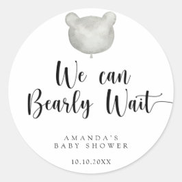 Adesivo Chá de fraldas moderno minimalista