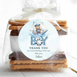 Adesivo Chá de fraldas Náutico Náutico De Barco Azul