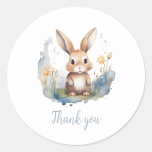 Adesivo Chá de fraldas Neutro de Sexo Bunny