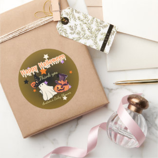 Adesivo Chá de fraldas Personalizado Obrigado Sticker