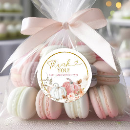 Adesivo Chá de fraldas Pumpkin de Boho Rosa