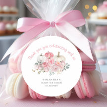 Chá de fraldas Rosa Elegante