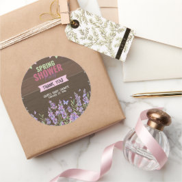 Adesivo Chá de fraldas Russo de Chá Lavanda