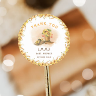 Adesivo Chá de fraldas Russo de Cowboy Neutro do Rodeo do