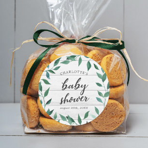 Adesivo Chá de fraldas Rustic Greenery