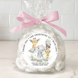 Adesivo Chá de fraldas Safari Doce