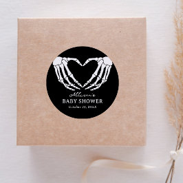 Adesivo Chá de fraldas Skeleton Halloween