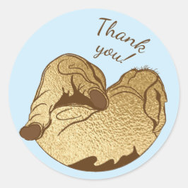 Adesivo Chá de fraldas Stickers Baby and Mamãe Elephant Bl