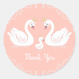 Adesivo Chá de fraldas Swan