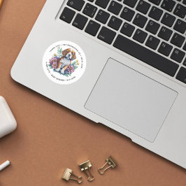 Adesivo Chá de fraldas Terracotta de Cães Modernos