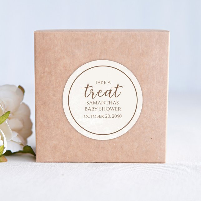 Adesivo Chá de fraldas Tomar Um Favor Do Partido Do Tratam (Criador carregado)