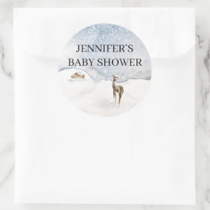 Adesivo Chá de fraldas verde-aquarela