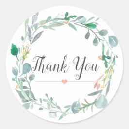 Adesivo Chá de fraldas Verde Cor-de-Água Rosa Muito Obriga