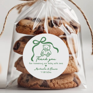 Adesivo Chá de fraldas Whimsical Arco de Portas Desenhado 