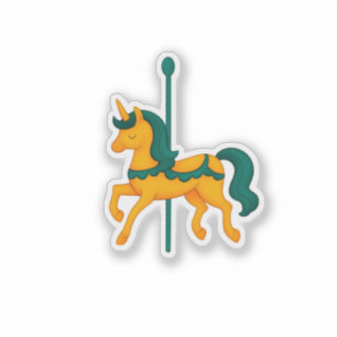 Adesivo Chá de fraldas Whimsical Unicorn