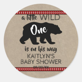 Adesivo Chá de fraldas Wild One Boys