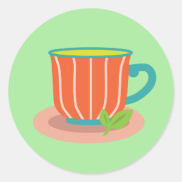 Adesivo Chá de hortelã-pimenta para amantes de chá