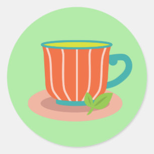 Adesivo Chá de hortelã-pimenta para amantes de chá