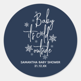 Adesivo Chá de inverno moderno e minimalista