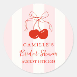 Adesivo Chá de Noiva A Cereja no Topo