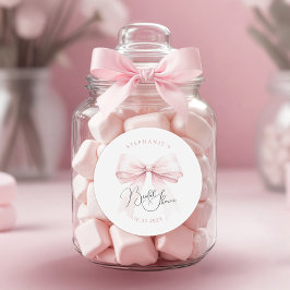 Adesivo Chá de Noiva Arco Rosa