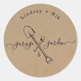 Adesivo Chá de Noiva / Casal Garage & Garden